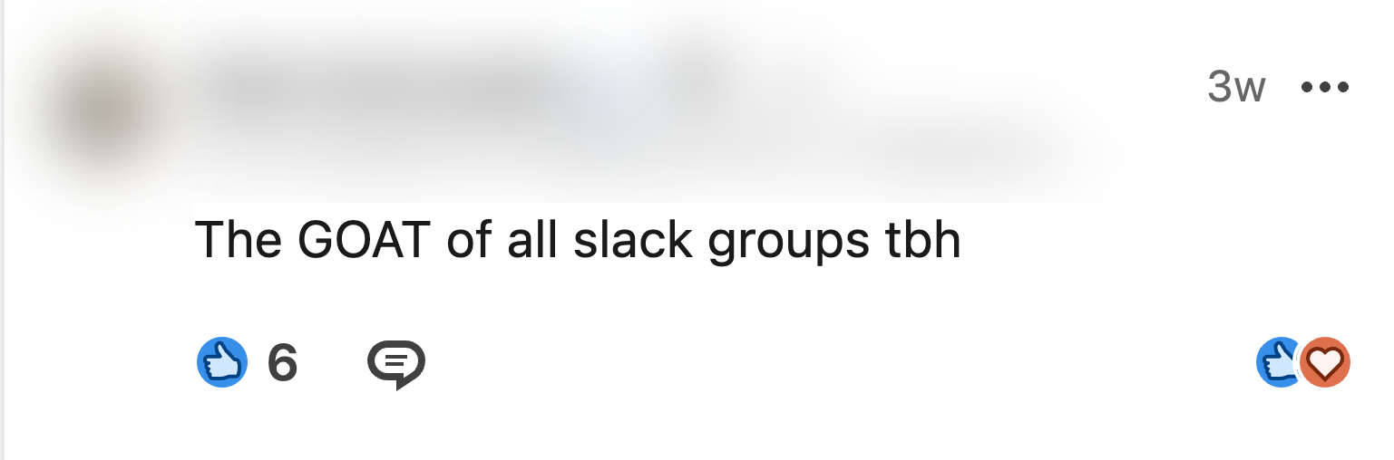 Member comment